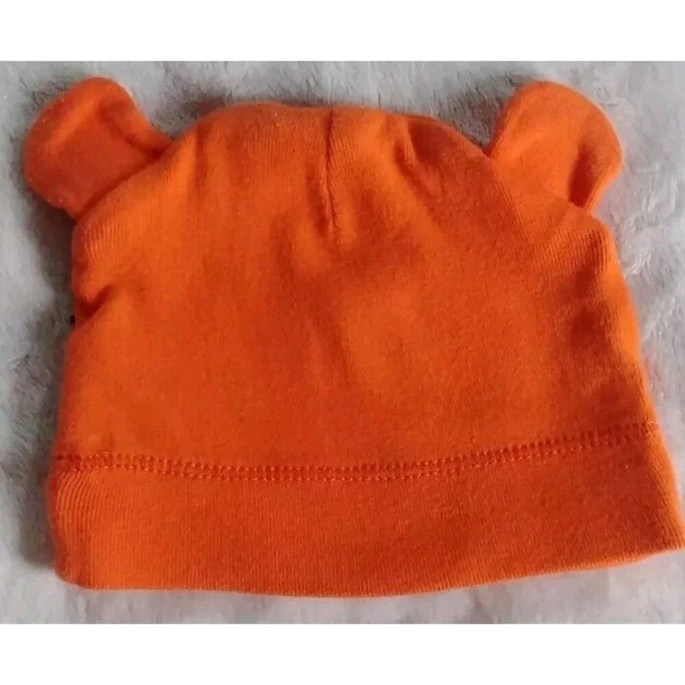 Hat Newborn Boys Tiger Beanie cap infant baby accessory orange